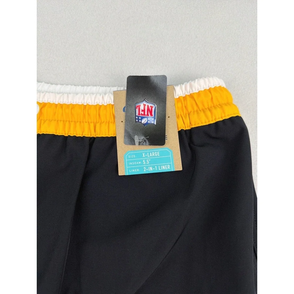Chubbies NFL Pittsburgh Steelers The Secret Steelers Swim Trunks 5.5 XL New